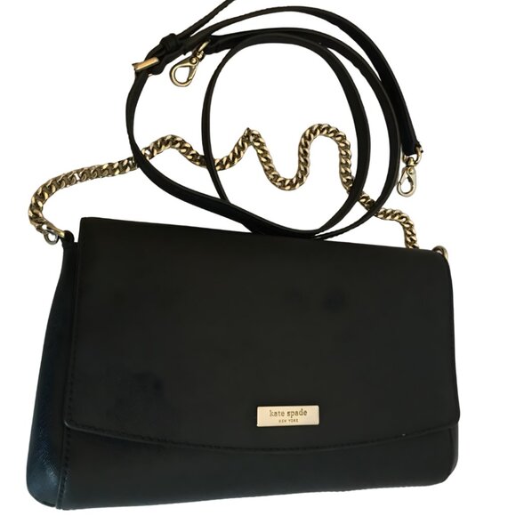 Kate Spade ♠️  Black Crossbody Purse with 22" adjustable strap - Picture 3 of 10